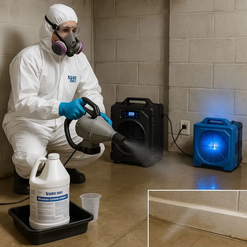 Sanitization and Odor Removal process in Wilberforce, OH