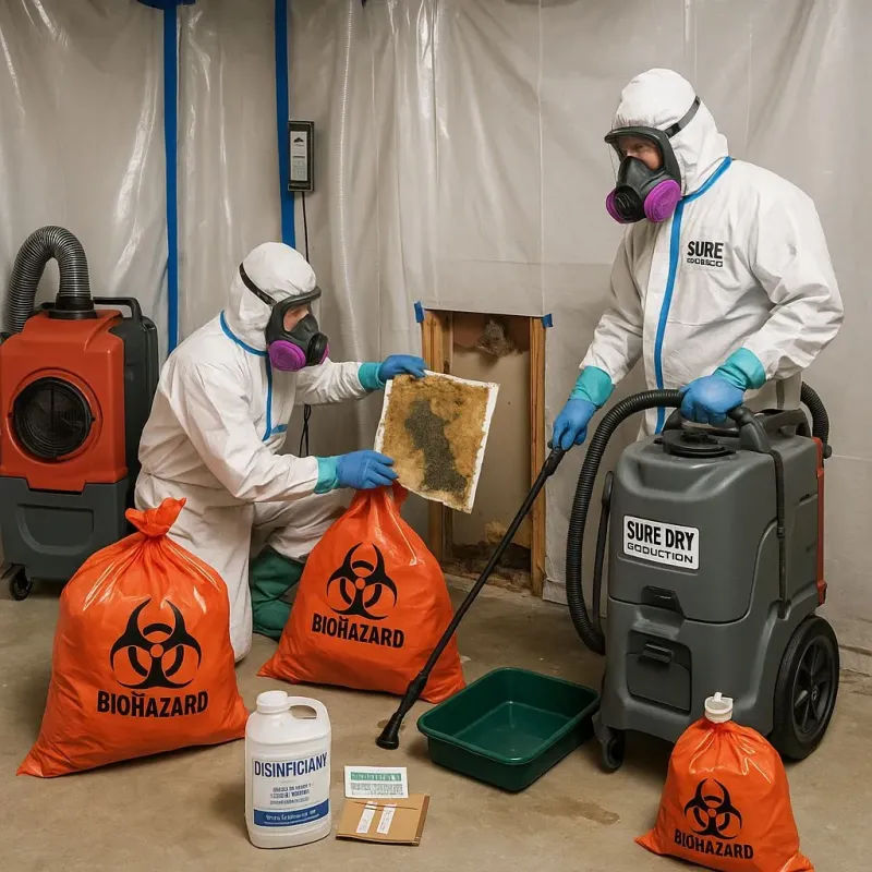 Contaminated Water Handling Protocols process in Wilberforce, OH